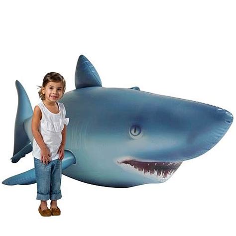 Inflatable Shark Lifelike And Large Inflatable Shark Swimming Pool