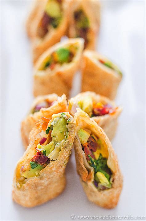 In a medium bowl, add the avocado and mash to desired consistency. Cheesecake Factory's Avocado Egg Rolls - The Novice Housewife