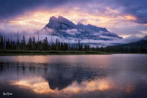 Vermilion Morning Mt Rundle From Vermilion Lakes Banff N Flickr