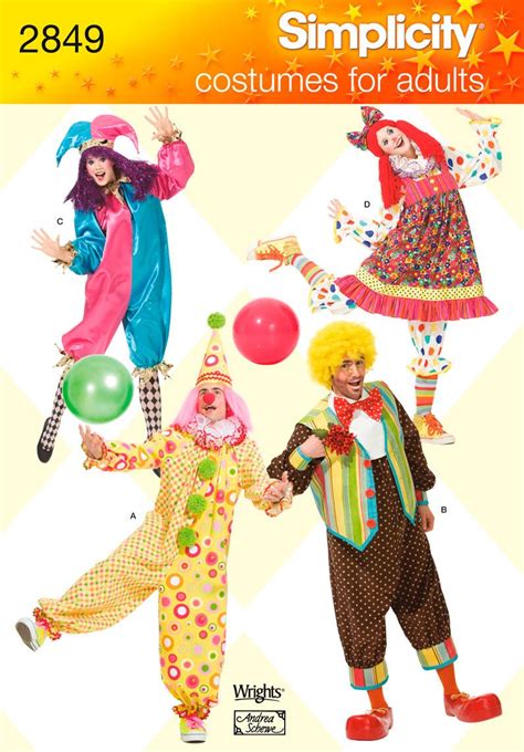 Free Printable Clown Costume Pattern