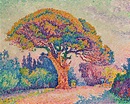 Image: Paul Signac, 1909, The Pine Tree at Saint Tropez, oil on canvas ...