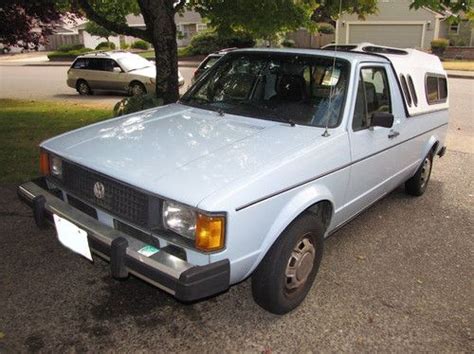 Sell Used 1981 Volkswagen Rabbit Diesel Pickup Truck Vw Caddy 16 Na