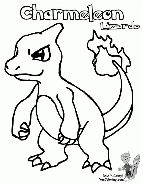 Pokemon Charmander Coloring Pages Coloring Home