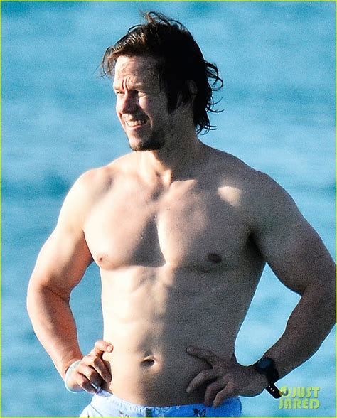 Mark Wahlberg Goes Shirtless In Fourth Swimsuit Of His Trip Photo
