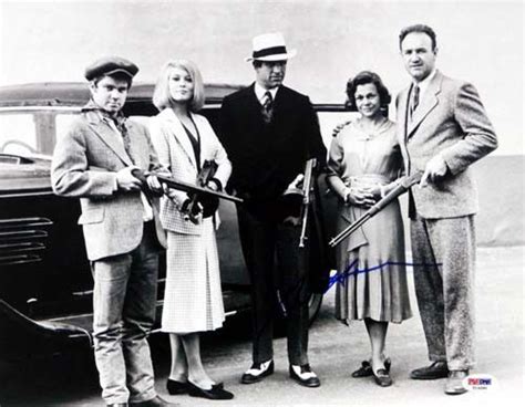 Gene Hackman Autographed 11x14 Photo Bonnie And Clyde Psadna T14580