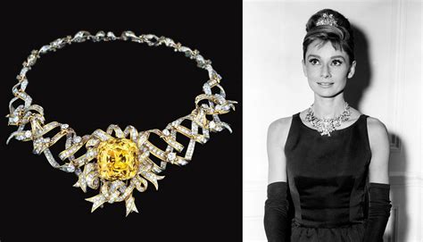 Audrey Hepburn Und Der Legendäre Yellow Diamond Von Tiffanys New York Aktuell