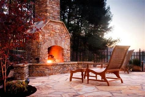 Outdoor Fireplace Duluth Ga Photo Gallery Landscaping Network