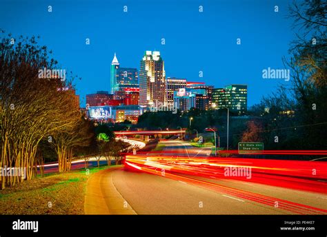 Raleigh Nightscape Hi Res Stock Photography And Images Alamy