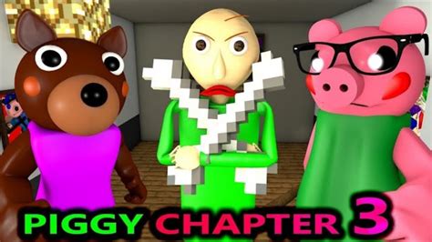 Piggy Vs Baldi Chapter 3 Bad Audio By Wildcraft Youtube