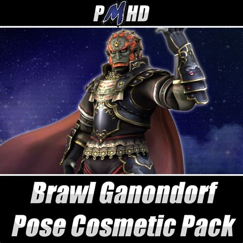 Brawl Ganondorf Pose Cosmetic Pack Super Smash Bros Brawl Mods