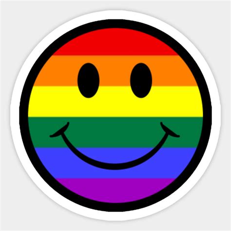 Smiley Face Rainbow Emoji Smiley Face Rainbow Emoji Sticker Teepublic