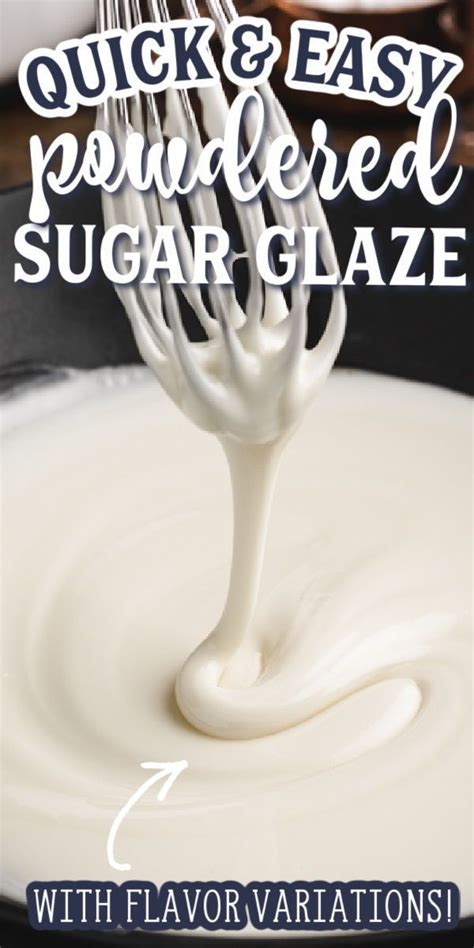 Powdered Sugar Glaze Artofit