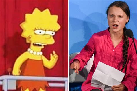 The Simpsons Predicted Greta Thunbergs Clash With World Leaders Fans Believe As Teen Climate
