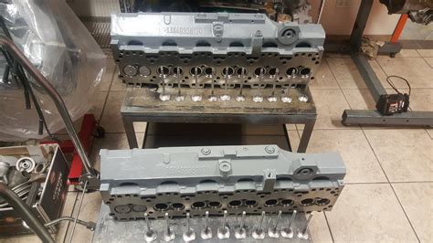 Cummins Isl Diesel And Cng 12 Valve Cylinder Heads Valve Job And Surface At