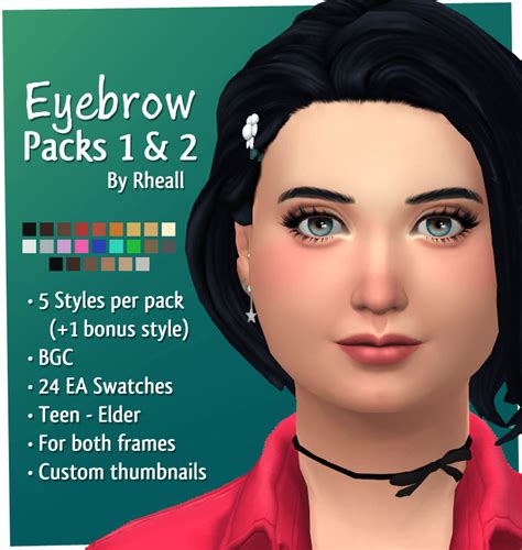 Sims 4 Eyebrow Pack 1 Micat Game