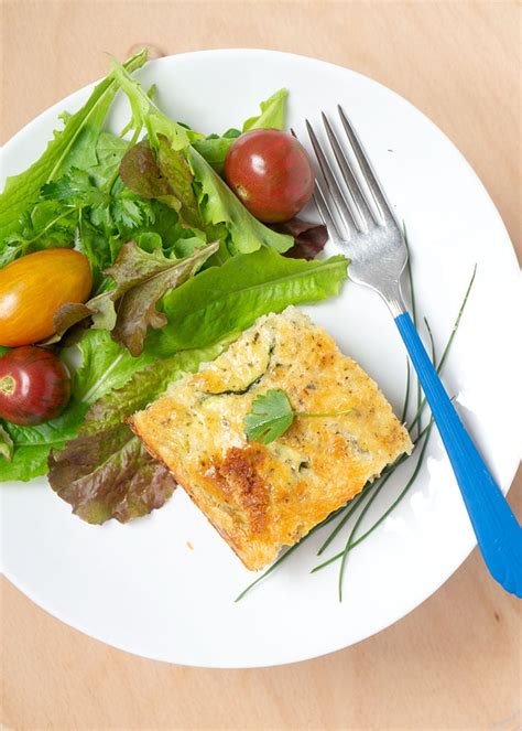 Baked zucchini fritters with ranch tzatziki. Old School Baked Zucchini Pie - Oat&Sesame