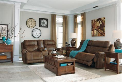 Ashley Signature Design Austere Brown 3840047 2 Seat Reclining Power