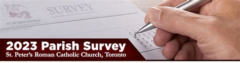 2023 Parish Survey St Peters Churchst Peters Church