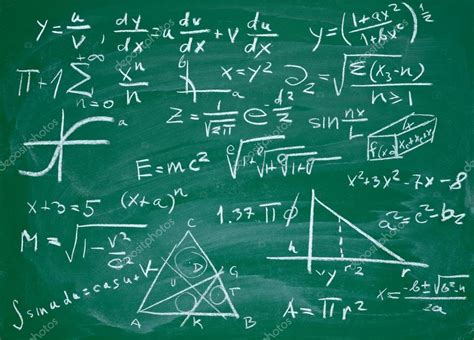 Math Formulas On School Blackboard Education Stock Photo By ©picsfive