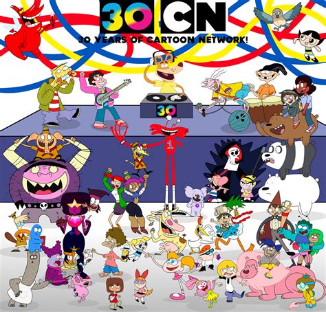 30 Years Of Cartoon Network By Afrootaku917 On Deviantart