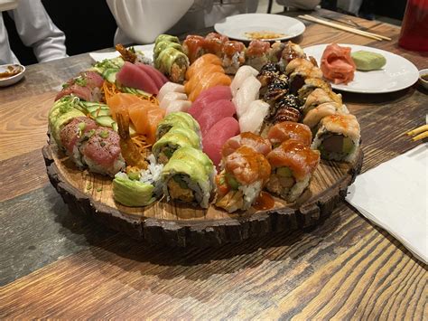 The Beautiful Sushi Platter My Friends And I Had This Weekend R Sushi