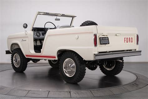 1966 Ford Bronco Wimbledon White Roadster 170 Inline 6 Cyl 3 Speed