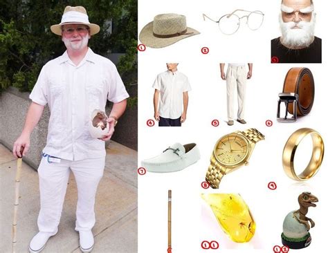 John Hammond Jurassic Park Costume For Cosplay And Halloween Jurassic