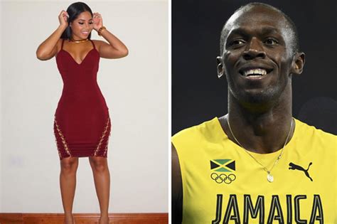 Usain Bolt His Stunning Girlfriend Kasi Bennett Cheering Him On At Rio Olympics 2016 Daily Star