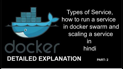 Docker Swarm How To Run Services In Docker Swarm Scaling A Service In Hindi Youtube