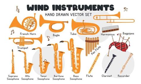 Woodwind Instruments Vector Art Icons And Graphics For Free Download