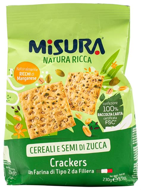 Test E Recensione Misura Natura Ricca Cracker Cereali E Semi Di Succa