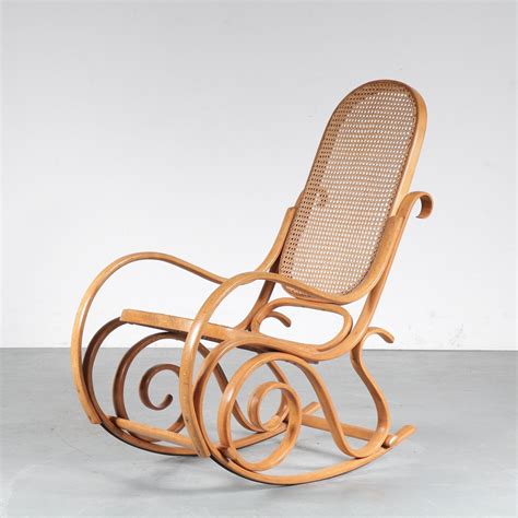 Bentwood Rocking Chair By Thonet France 1950s 155418