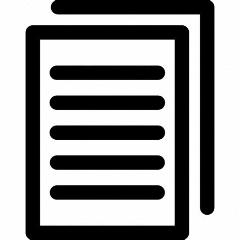 Copy Clipboard Clone Documents Duplicate Paste Reports Icon