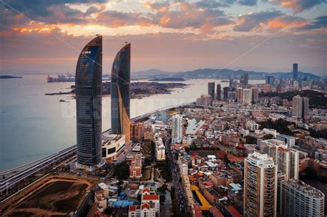 Xiamen Aerial View Sunset Songquan Photography