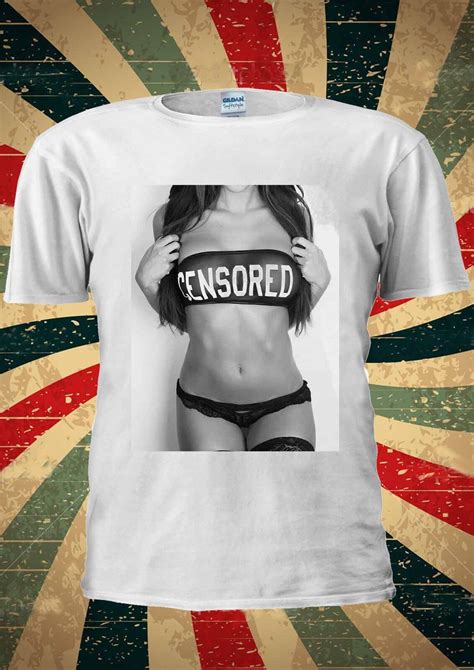 Censored Sexy Girl Naked Fashion T Shirt Men Women Unisex Ebay
