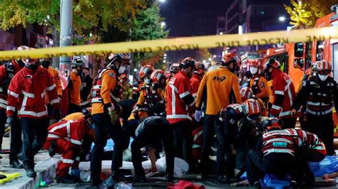 South Korea At Least 59 Dead 150 Injured In Halloween Stampede In Seoul