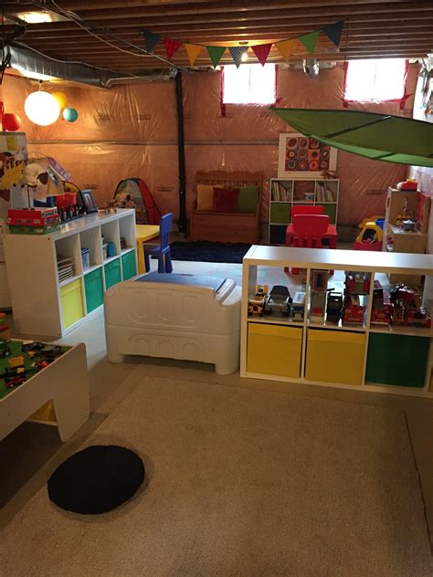 How To Transform Your Unfinished Basement Into A Playroom Diaries Of