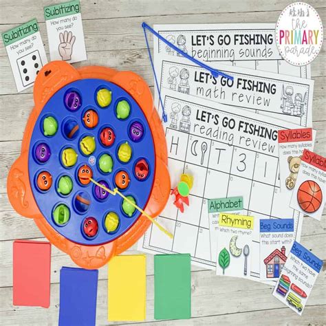 Lets Go Fishing Math Game The Primary Parade