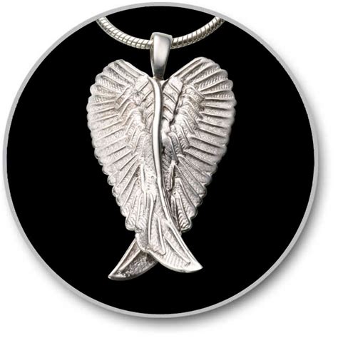 Sterling Silver Angel Wings Pendant Sterling Silver