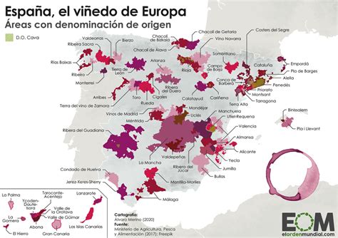 Spains Main Wine Regions Dop Mapasvinos