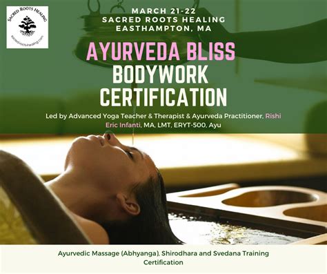 An Ayurvedic Massage And Bliss Therapist Is A Specialist Who Works With