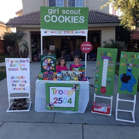 Our 2015 Cookie Booth We Won The Bling Your Booth Contest For Our