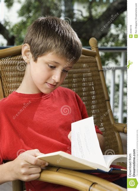 Boy Reading Book Royalty Free Stock Images Image 2046119