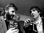 Ringo Starr and Keith Moon have a pow wow in April 1974 in Los Angeles ...