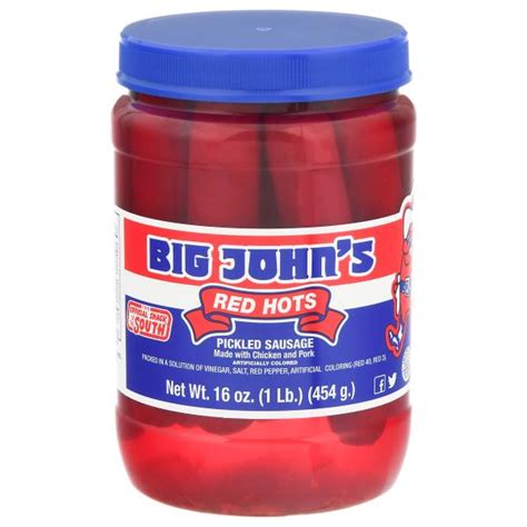 Big Johns Pickled Sausage Red Hots Publix Super Markets