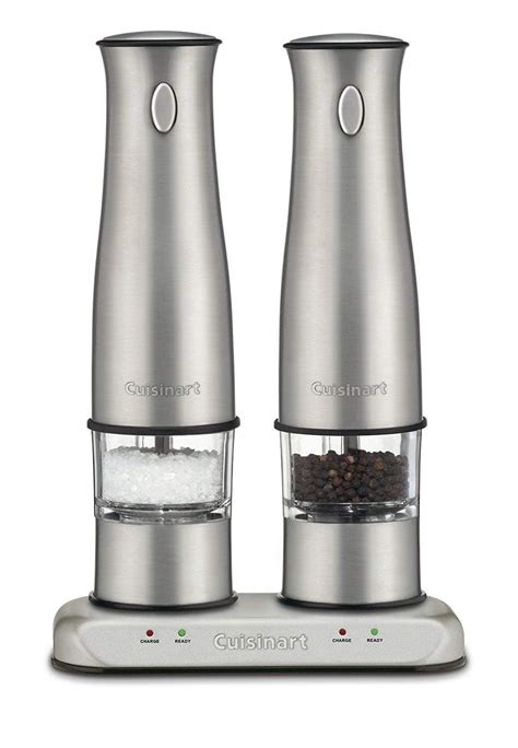 Cuisinart Sp 2 Stainless Steel Rechargeable Salt And Pepper Mills Certified Used