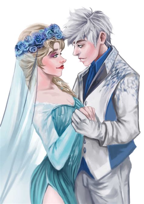 Jack Frost And Queen Elsa Elsa And Jack Frost Photo 37545961 Fanpop