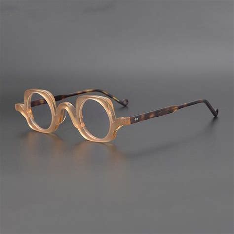 54 95US 50 OFF Acetate Small Round Glasses Men Women Vintage Retro