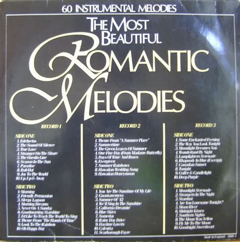 101 Strings Orchestra The Most Beautiful Romantic Melodies Cd1 1983 3cd