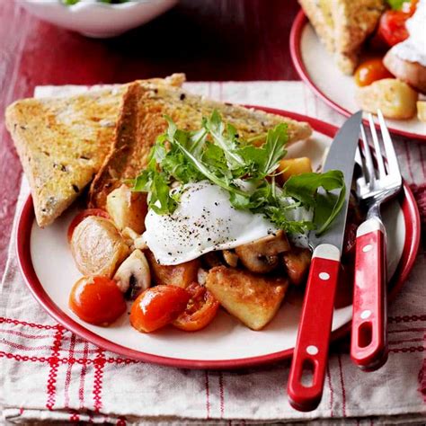 Vegetable Hash With Poached Eggs Healthy Recipe Ww Australia
